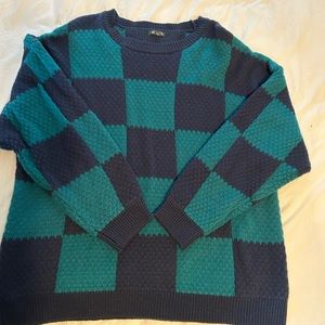 Wild Fable Checkered Sweater